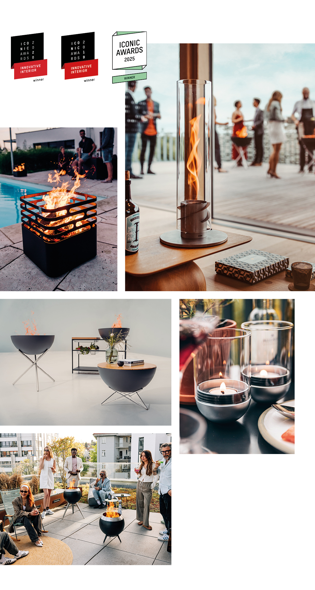 a man is cooking on a grill with a fire.