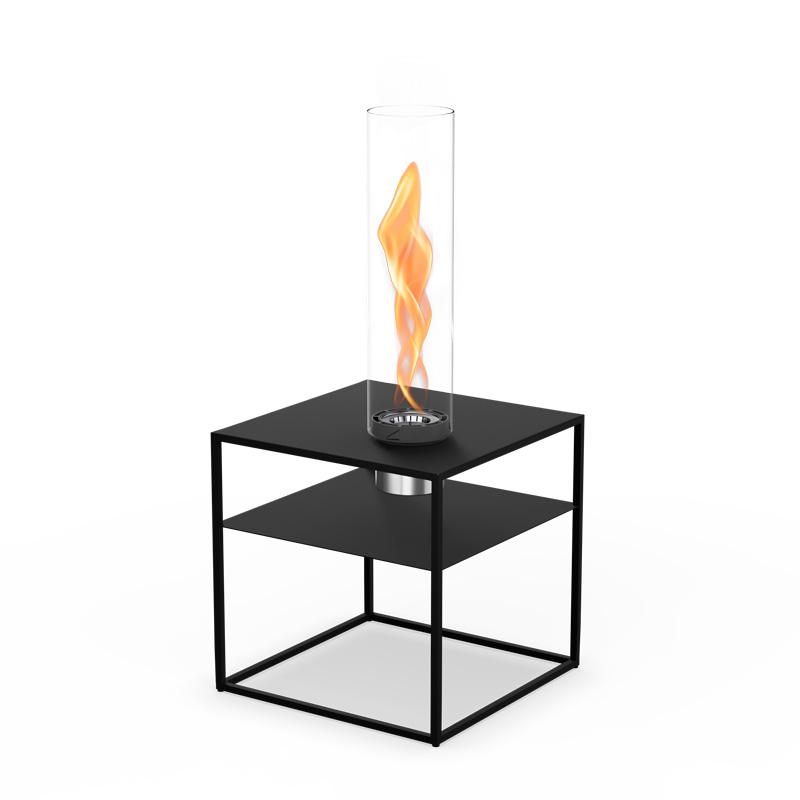 FIRE FRAME Lounge Table with SPIN air 1200 Built-in FIRE FRAME Lounge-Tisch mit SPIN air 1200 Einbau