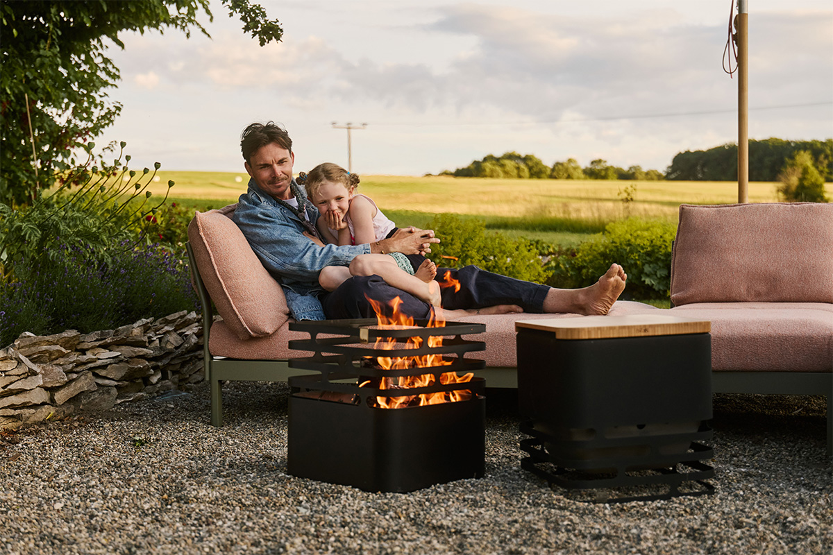 CUBE Fire Basket black