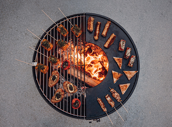 Recipes for Plancha and Grid a grill with food on it