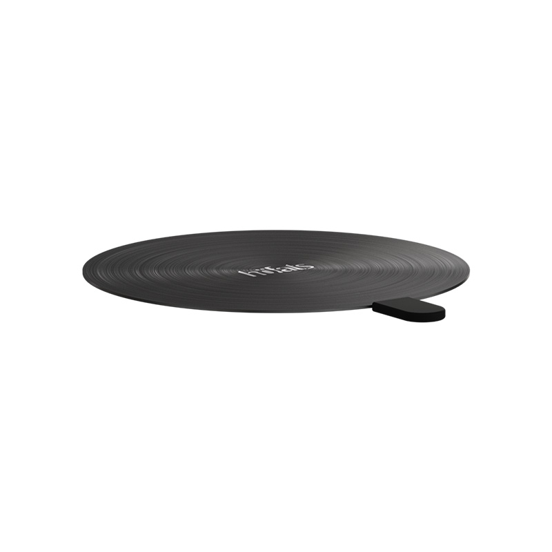 The 00280 Oval Candle 35 Lid black is shown as a black plate with a white background, creating a stylish and accessible visual.