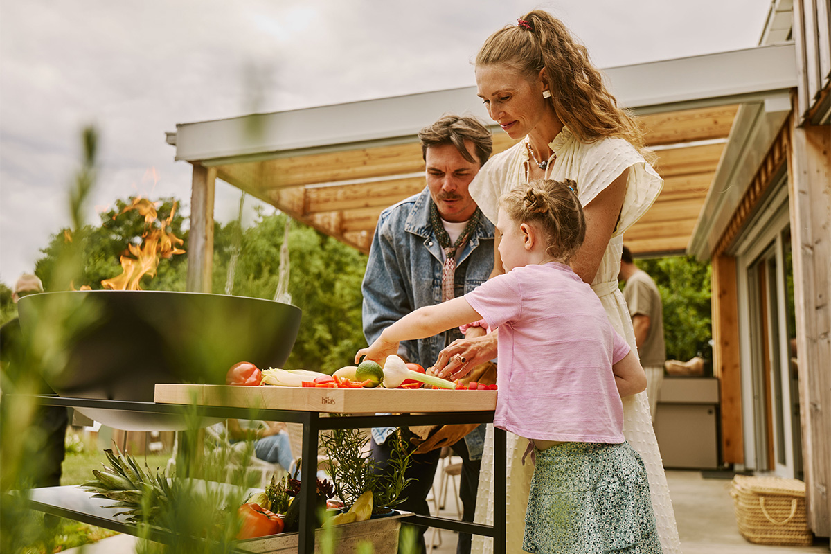 FIRE KITCHEN with BOWL 70 Plancha BBQ Set low FIRE KITCHEN with BOWL 70 Plancha BBQ Set low