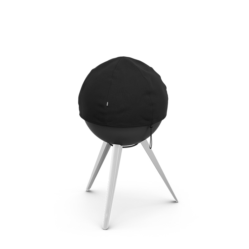 A depiction of a MOON 45 Firebasket, featuring the 00815 Moon 45 Cover as a central and purposeful element.