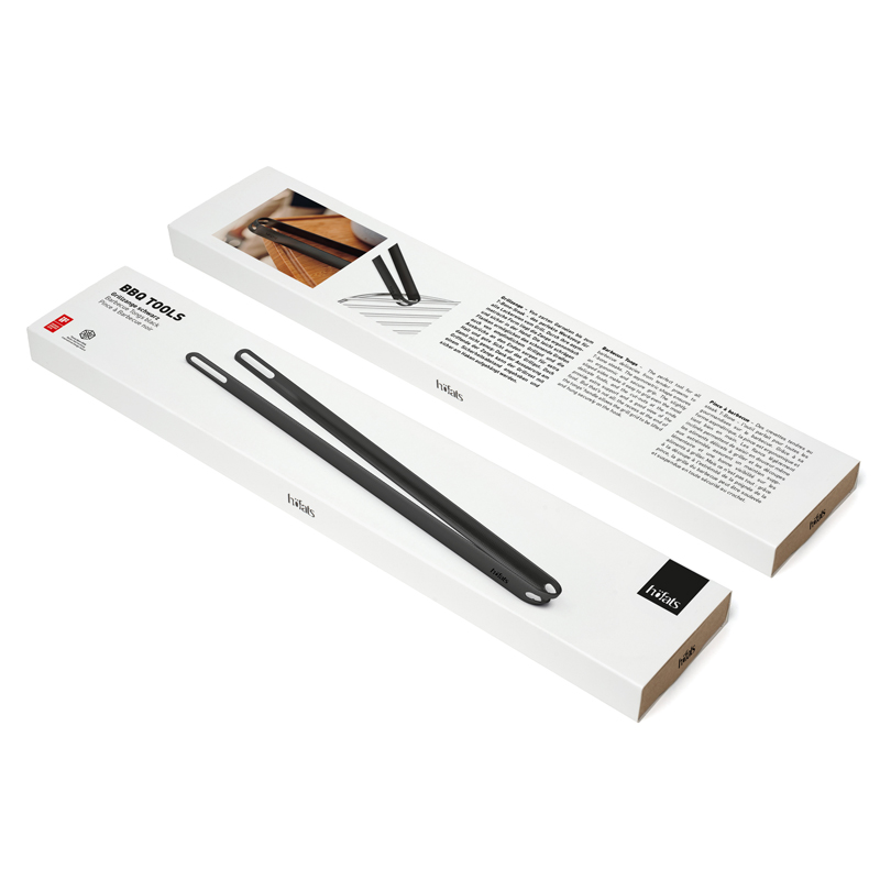 Stylish and purposeful, the bbq tongs4 Packaging adds a refined element to the environment.