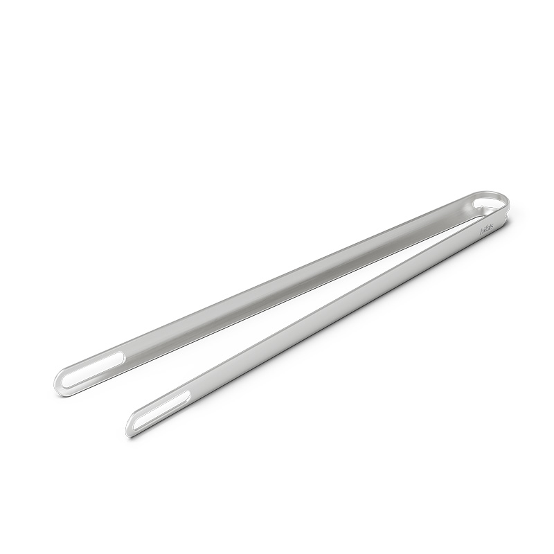 This image shows a pair of tongs on a white background, with the .