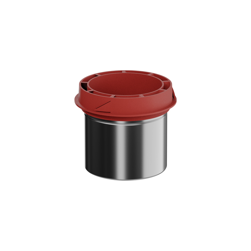 The 00846 Spin Air 1200 wing body red is shown as a silver cup with black top a white background, creating a stylish and accessible visual.