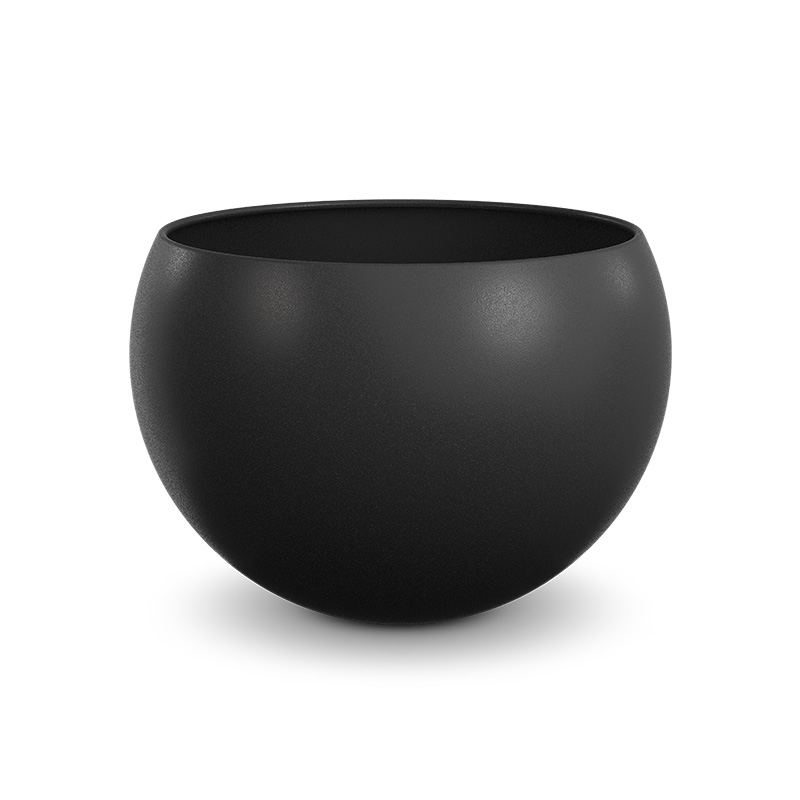 The 00720 Moon 45 Fire Bowl is shown as a black bowl with a white background, creating a stylish and accessible visual.
