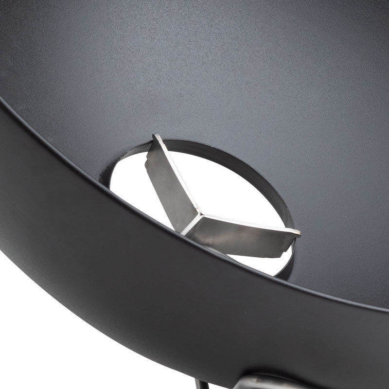 An image showing a close up of a metal object on a table, with the BOWL Star for Wire Foot.