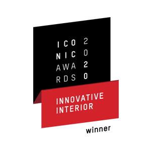 This image shows the logo for the innovative interior, with the GRAVITY CANDLE Base.