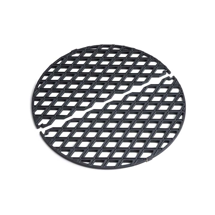 Experience a silver metal tray a pattern on it with the refined touch of the 00293 CONE Cast Iron Grid Drip Tray, 1pcs