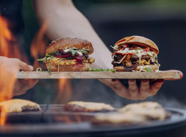 Burger recipes from the FIRE KITCHEN