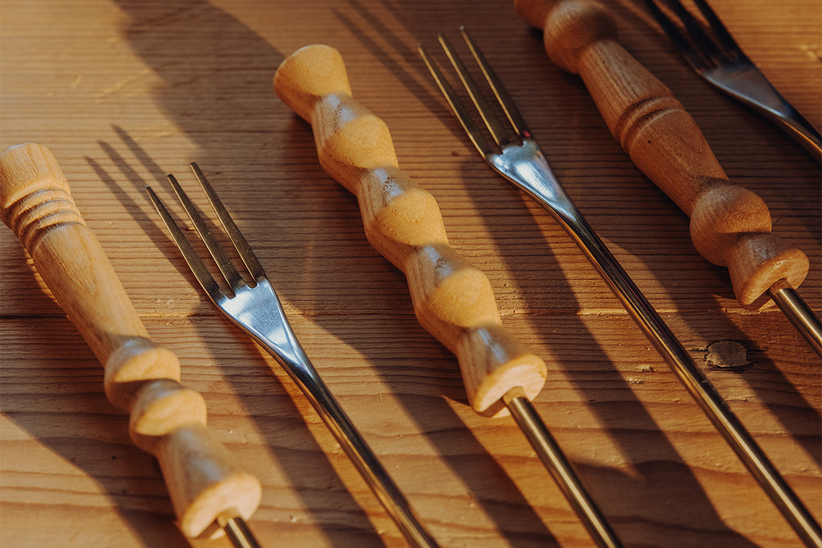 CIRCLE Cheese Fondue Forks (6 pieces) CIRCLE Cheese Fondue Forks (6 pieces)