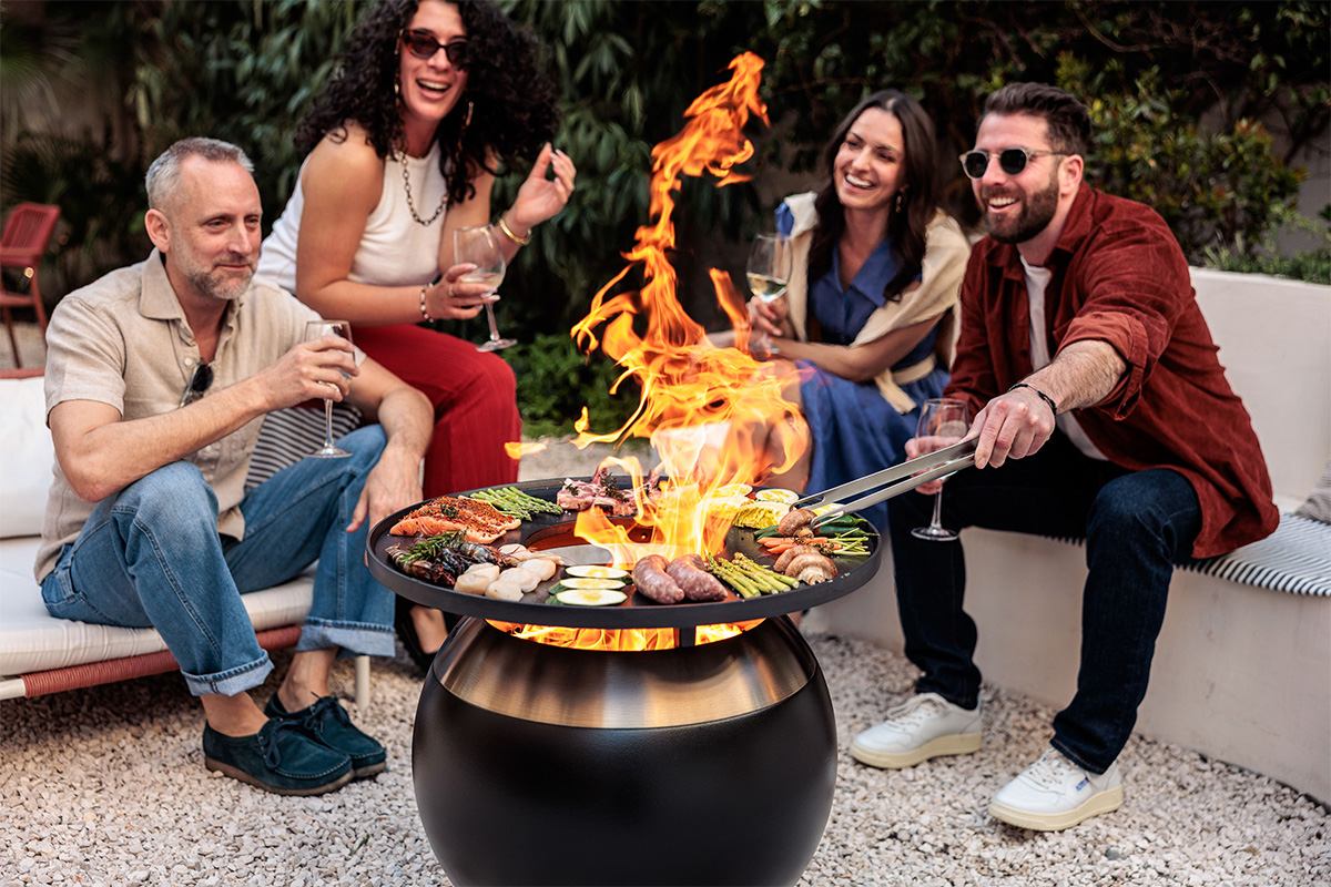 MOON 55 Plancha BBQ Set low