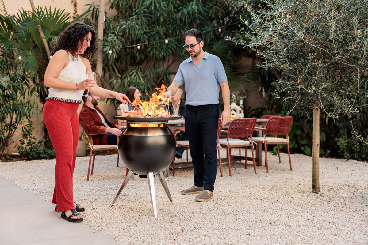 MOON 55 Plancha BBQ Set high