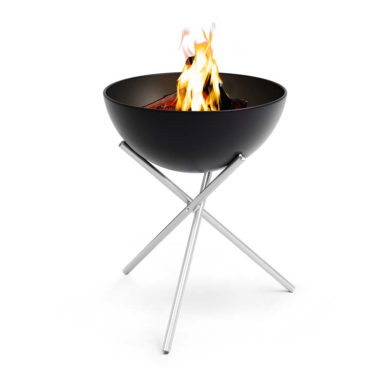 Depicted here is the fire pit is a portable, portable, and portable fire pit, with the BOWL 57 Fire Set flex.