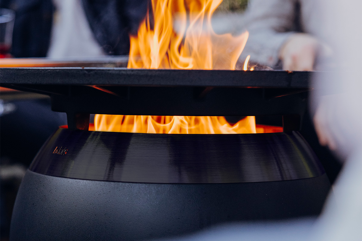 MOON 45 all black Plancha BBQ Set low MOON 45 all black Plancha BBQ Set low