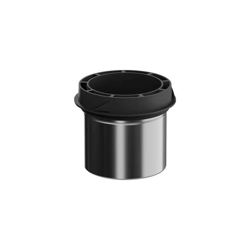 The 00782 Spin Air 1200 wing body black is shown as a silver cup with black top a white background, creating a stylish and accessible visual.