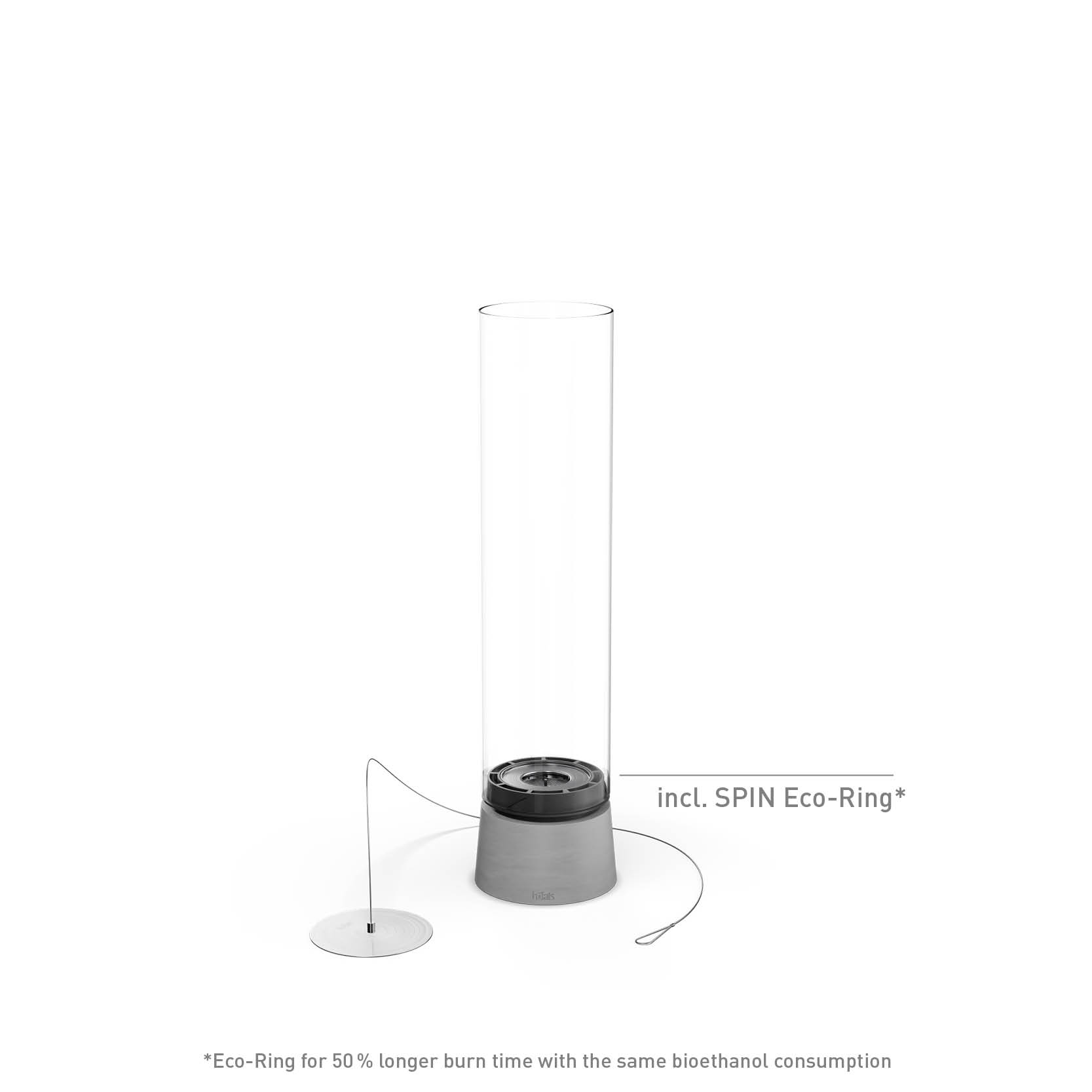 SPIN air 900 Tabletop Fireplace concrete SPIN air 900 Tabletop Fireplace concrete