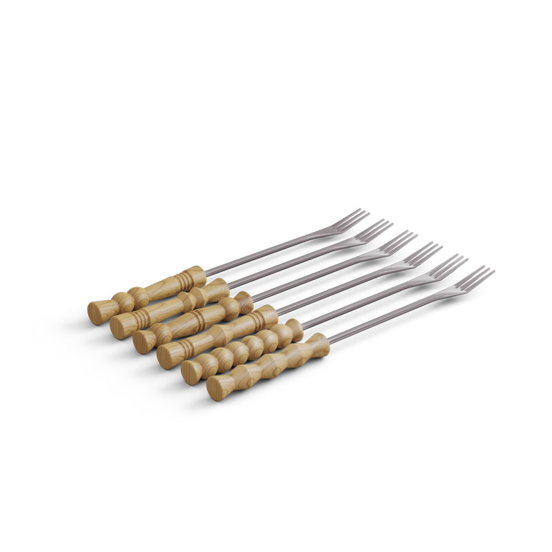 CIRCLE Cheese Fondue Forks (6 pieces) CIRCLE Cheese Fondue Forks (6 pieces)