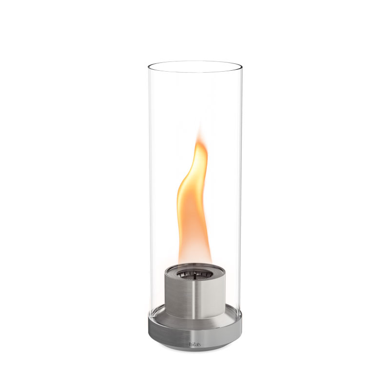 DANCE Tischfeuer silber Studiobild