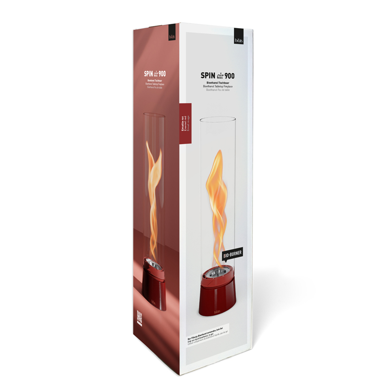 Stylish and purposeful, the Spin Air 900 Tablefire Emaille red Packaging adds a refined element to the environment.