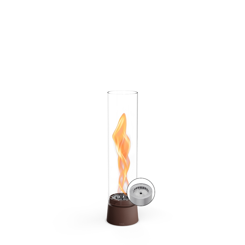 SPIN air 900 Tischfeuer rostbraun Studiobild