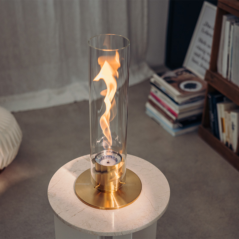 An inviting scene with a golden Spin is lit.