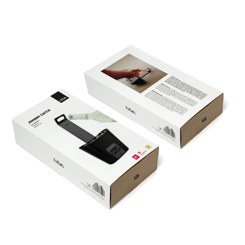 Stylish and purposeful, the Johnny Catch Cup Black Packaging adds a refined element to the environment.