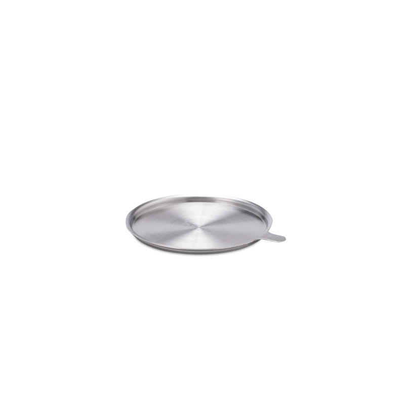 SPIN 90 Extinguishing Lid silver The Spin 90 Lid silver is shown as a round metal tray with a white background, creating a stylish and accessible visual.