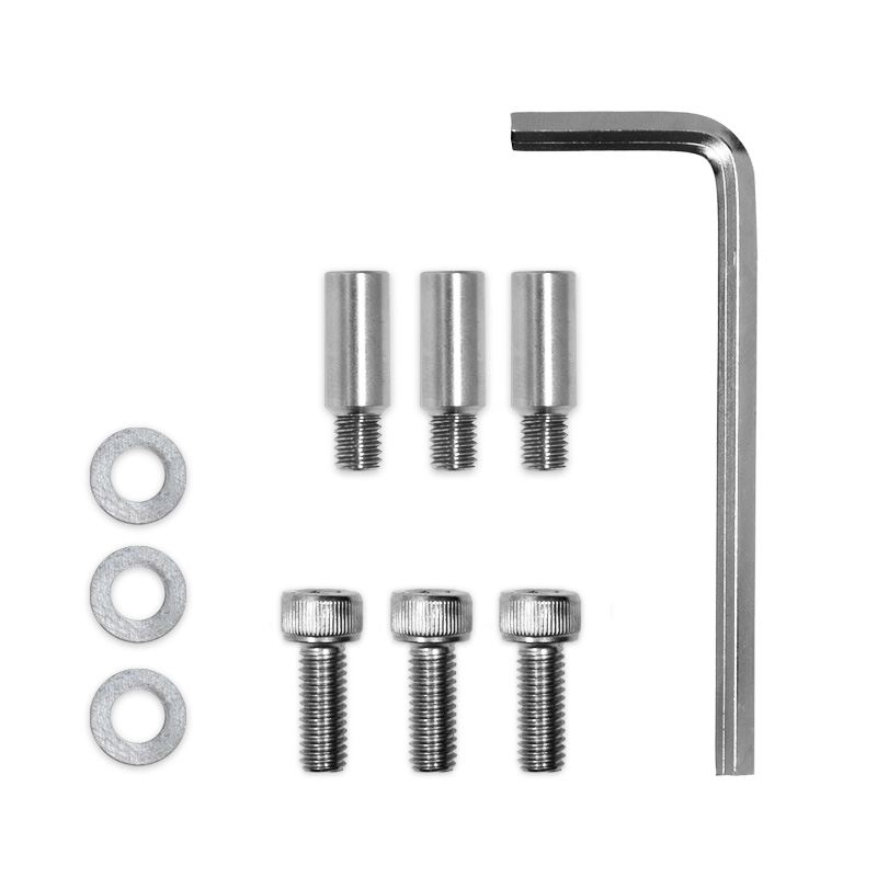 Illustrated is a set of screws and nuts, with the BOWL 70 Sear Grate.